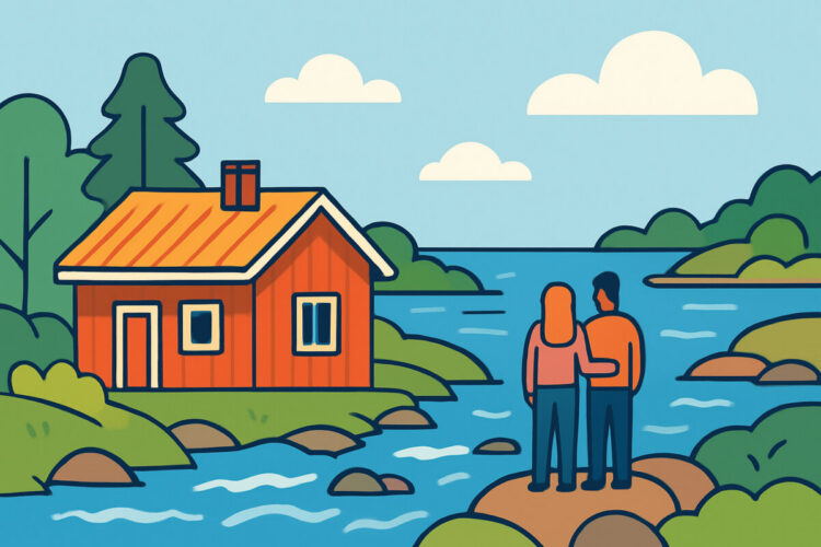 Kymenlaakson mökit – koskimaisemat ja Suomenlahden rannikko