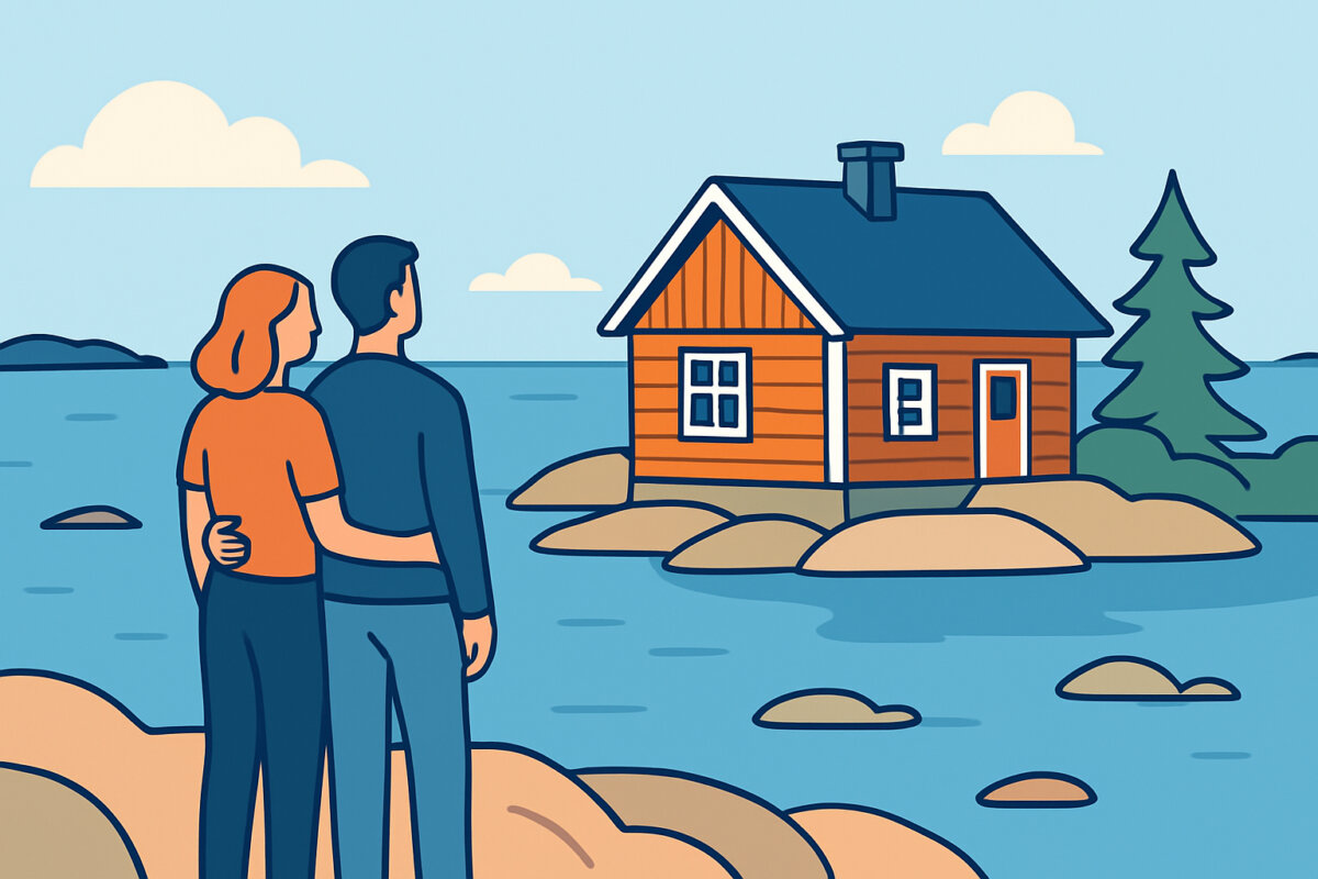 Saaristomökit Suomenlahdella ja Saaristomerellä